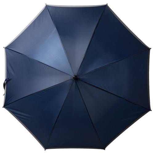 Зонт-трость светоотражающий Reflect, синий фото 3