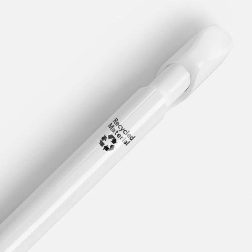Ручка шариковая Evoxx Recycled, белая фото 6