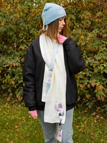 Шарф Urban Flow, молочно-белый фото 11 Шарф Urban Flow, молочно-белый фото 11