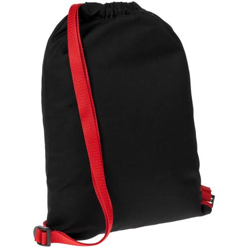 Рюкзак Nock, черный с красной стропой фото 2