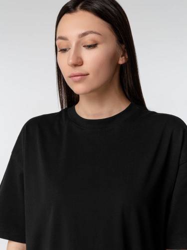 Футболка оверсайз женская Boxy Women, темно-серая (графит) фото 7