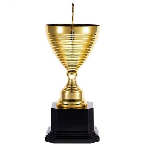 Кубок Floretta Oval, большой, золотистый фото 3