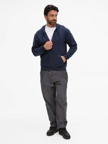 Толстовка унисекс Stone, темно-синяя фото 8 Толстовка унисекс Stone, темно-синяя фото 8