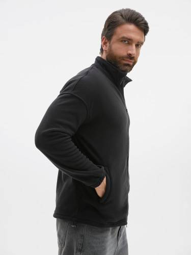 Куртка флисовая унисекс Nebo, черная фото 8