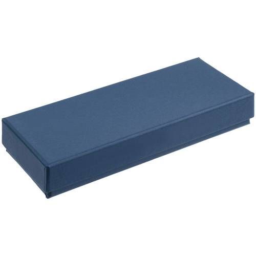 Коробка Notes с ложементом для ручки и флешки, синяя фото 2