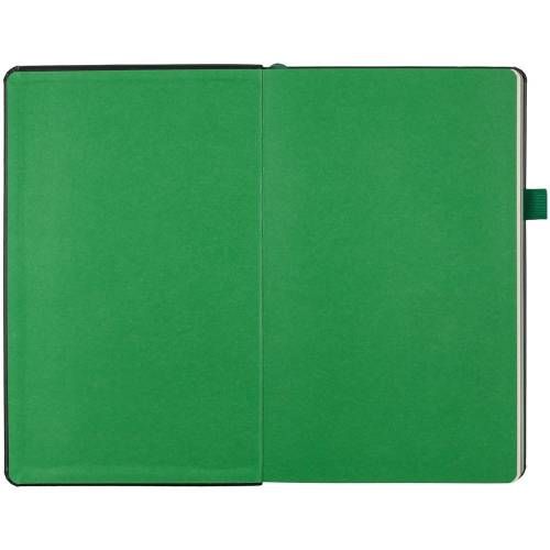 Ежедневник Ton, недатированный, черный с зеленым фото 5