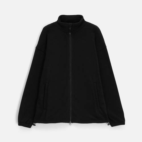 Куртка флисовая унисекс Nebo, черная фото 2