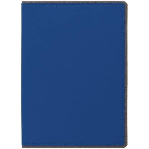 Ежедневник Frame, недатированный,синий с серым фото 4