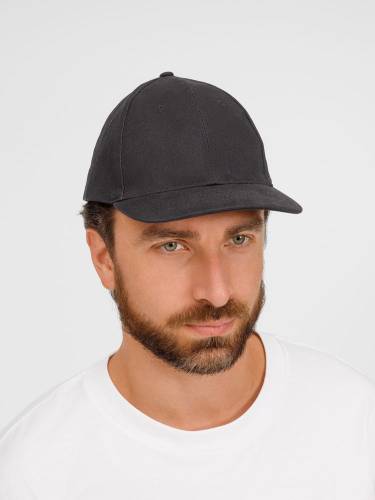 Бейсболка Buffalo, темно-серая (графит) фото 6