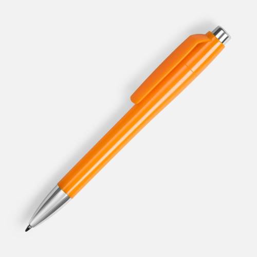 Ручка шариковая Klippa, оранжевая фото 2