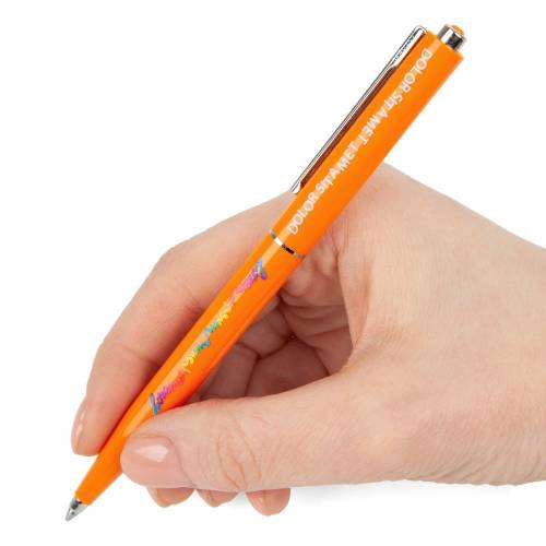 Ручка шариковая Senator Point, ver.2, оранжевая фото 5
