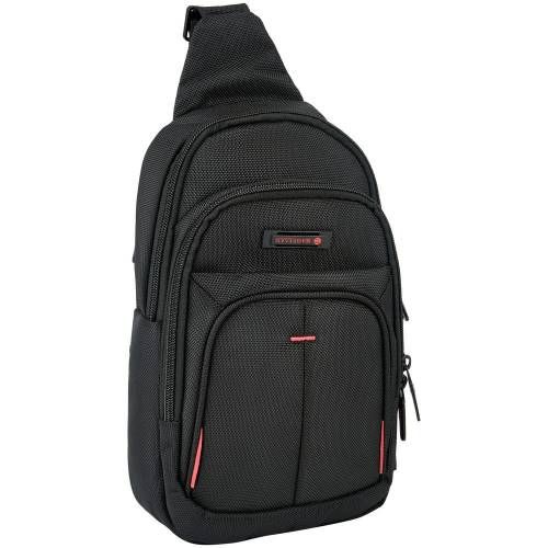 Рюкзак на одно плечо X Range, черный фото 3