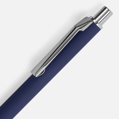 Ручка шариковая Lobby Soft Touch Chrome, синяя фото 4 Ручка шариковая Lobby Soft Touch Chrome, синяя фото 4