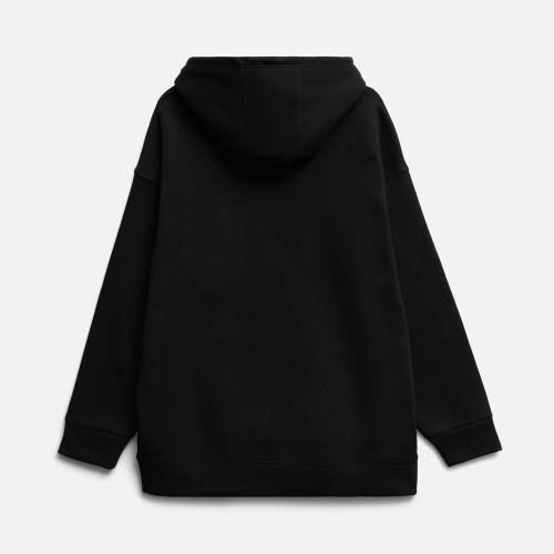 Худи оверсайз унисекс Snuggie, черное фото 3