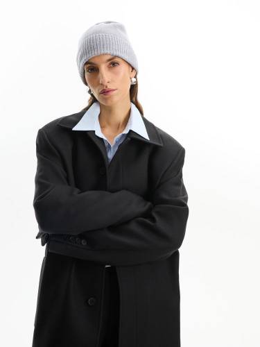 Шапка Cordelia, светло-серая фото 7 Шапка Cordelia, светло-серая фото 7