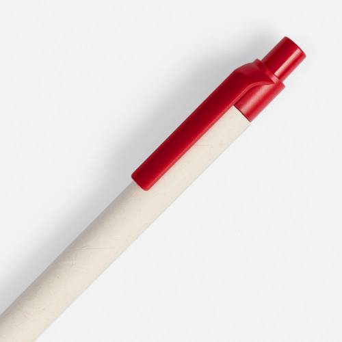 Ручка шариковая MilkMake, красная фото 4