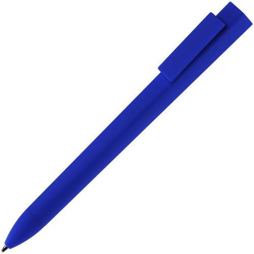 Ручка шариковая Swiper SQ Soft Touch, синяя фото 2
