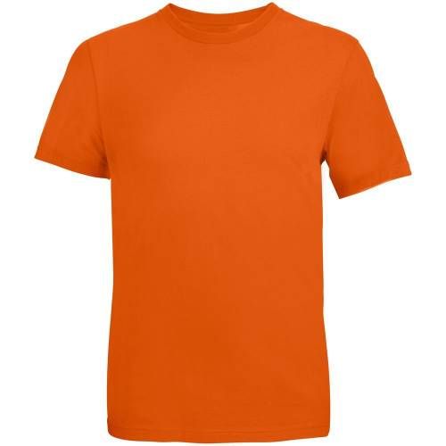 Футболка унисекс Tuner, оранжевая фото 2