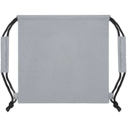 Детский рюкзак-мешок Manifest из светоотражающей ткани, серый фото 4