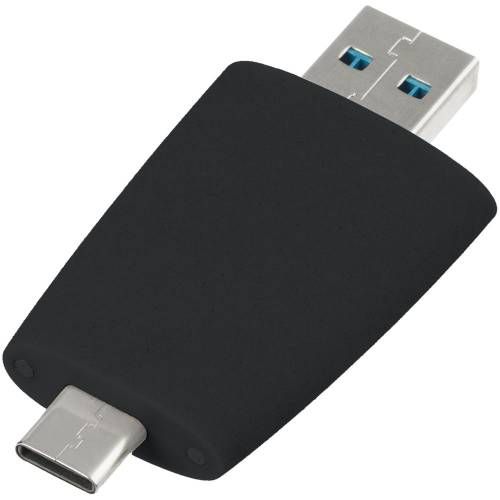Флешка Pebble Type-C, USB 3.0, черная, 32 Гб фото 5