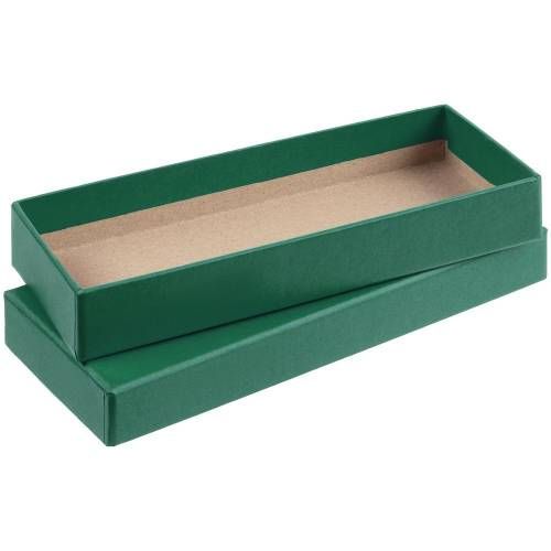 Коробка Notes с ложементом для ручки и флешки, зеленая фото 4