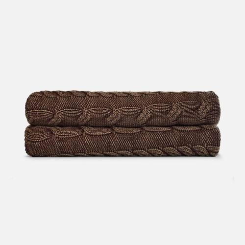 Плед Hygge, коричневый фото 4