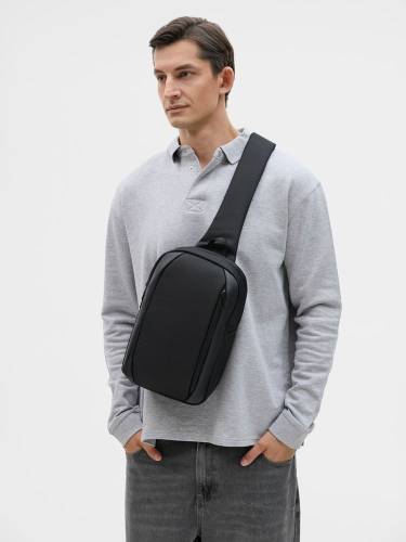 Рюкзак на одно плечо Gravon, черный фото 8