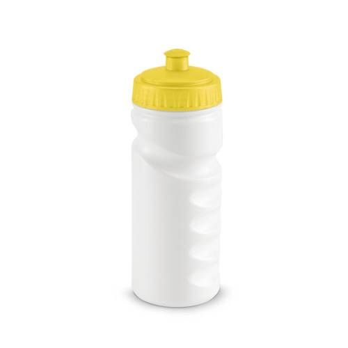Бутылка для велосипеда Lowry, белая с желтым фото 2