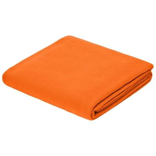 Флисовый плед Warm&Peace, оранжевый фото 2
