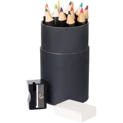 Набор цветных карандашей Pencilvania Tube Plus, черный фото 2
