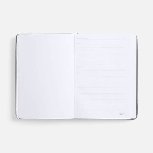 Ежедневник Metal Frame на заказ, датированный, синий фото 9