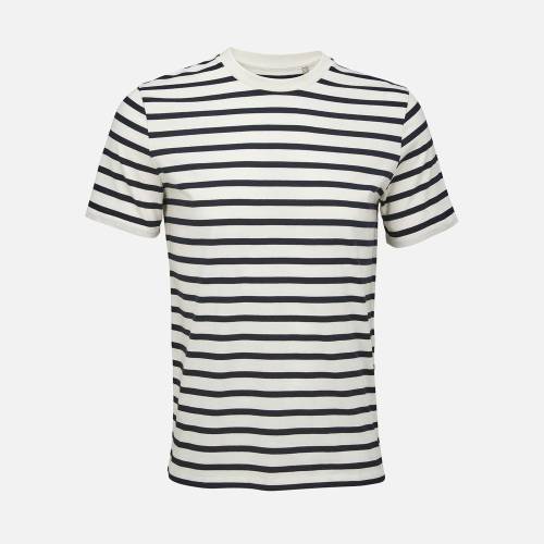 Футболка унисекс Legend, молочно-белая с темно-синим