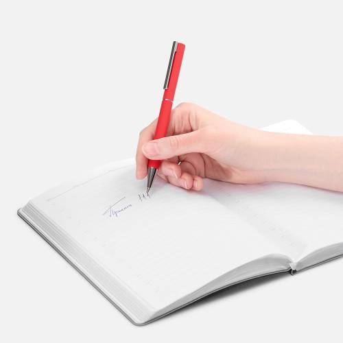 Ручка шариковая Blade Soft Touch, красная фото 5