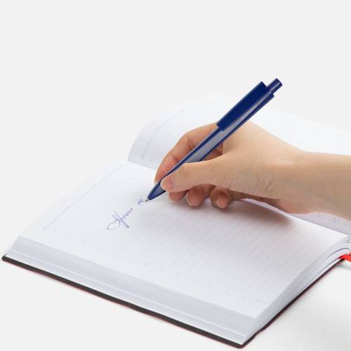 Ручка шариковая Ridge в футляре, синяя фото 5