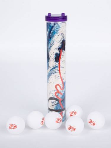 Набор из 6 мячей для настольного тенниса Pongo, белый фото 4