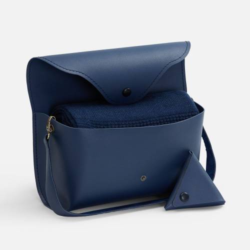 Плед Voyage в кофре, синий фото 3