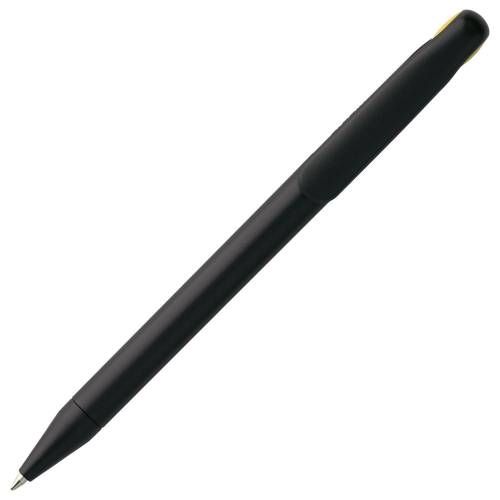 Ручка шариковая Prodir DS1 TMM Dot, черная с желтым фото 5