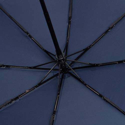 Складной зонт Palermo, темно-синий фото 4
