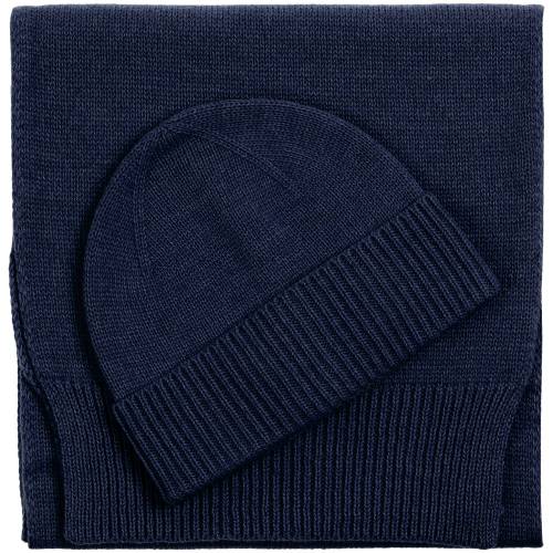 Шарф Cordelia, синий фото 5