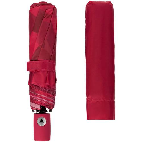 Складной зонт Gems, красный фото 5