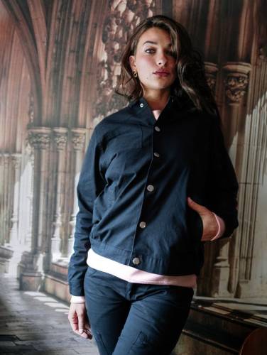 Куртка унисекс Bratislava, черная фото 5