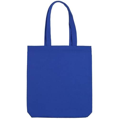 Холщовая сумка «Вот табурет», ярко-синяя фото 4