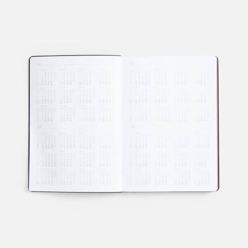 Ежедневник Nebraska Flex, недатированный, синий с золотистым фото 8