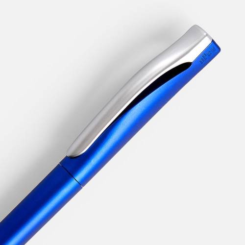 Ручка шариковая Pin Silver, синий металлик фото 4