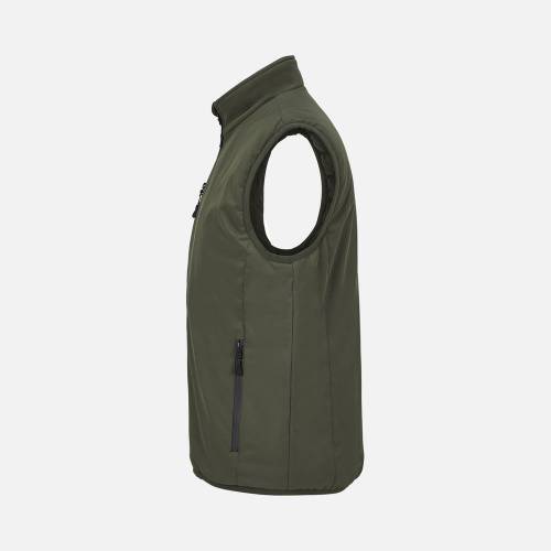 Жилет софтшелл унисекс Falcon BW, темный хаки фото 4