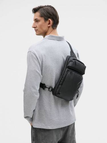 Рюкзак на одно плечо Jekko, черный фото 10