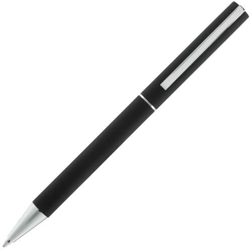 Ручка шариковая Blade Soft Touch, черная фото 3