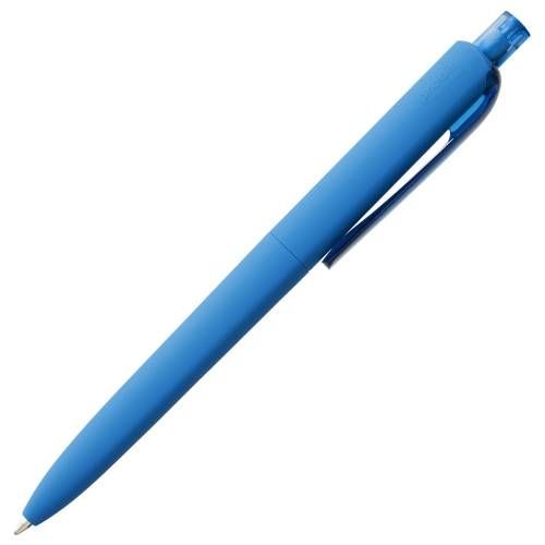 Ручка шариковая Prodir DS8 PRR-T Soft Touch, голубая фото 4