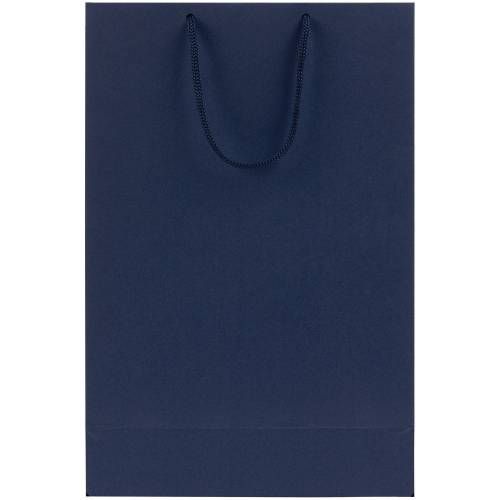 Пакет бумажный Porta M, темно-синий фото 3