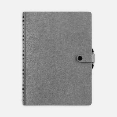 Ежедневник Strep Front на заказ, недатированный, серый фото 2